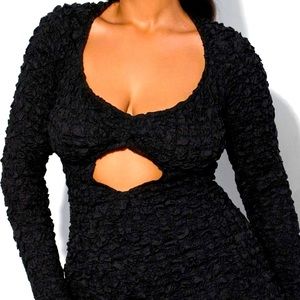Mara Hoffman Black Dione Dress